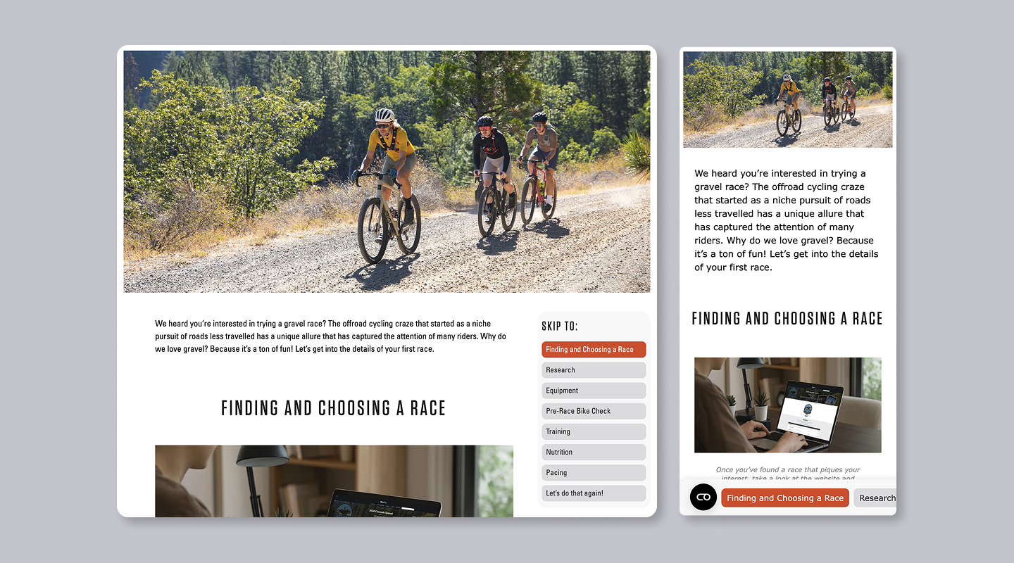 Responsive Page Design